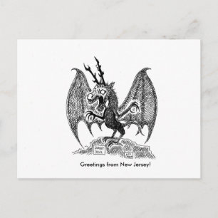 Greetings from New Jersey! Postcard