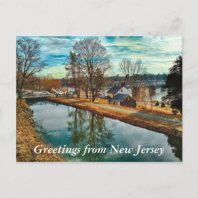 Greetings from New Jersey Postcard (Front)