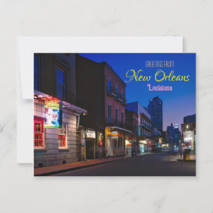 Greetings from New Orleans Louisiana Postcard