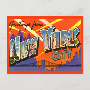 Greetings from New York City Postcard