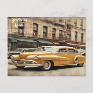 Greetings from New York Holiday Postcard