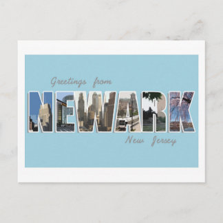 Greetings From Newark, New Jersey - POSTCARD
