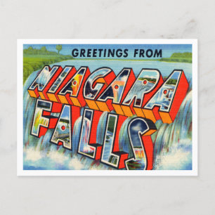 Greetings from Niagara Falls, New York Travel Postcard