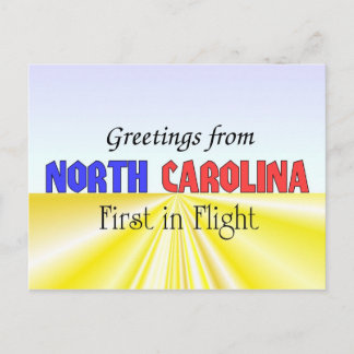 Greetings from North Carolina Postcard