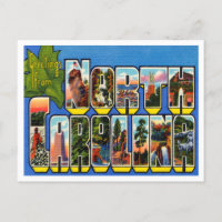 Greetings from North Carolina Vintage Travel