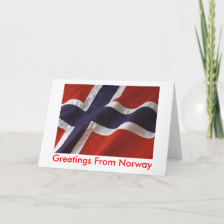 Greetings From Norway Card