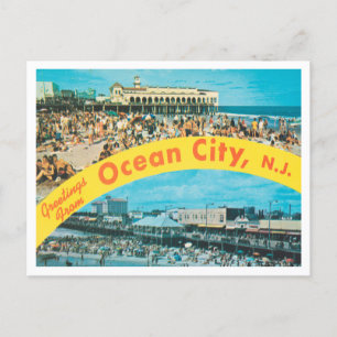 Greetings from Ocean City, New Jersey Travel Postcard