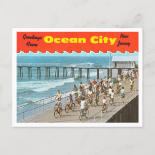 Greetings from Ocean City, New Jersey Travel Postcard