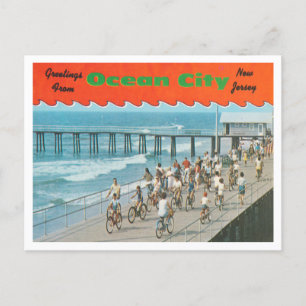 Greetings from Ocean City, New Jersey Travel Postcard