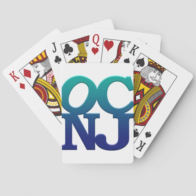 Greetings from Ocean City Playing Cards (Back)