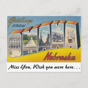 Greetings from Omaha, Nebraska Postcard