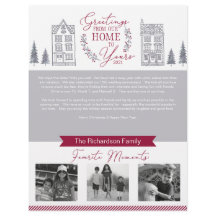 Greetings From Our Home to Years Family Christmas