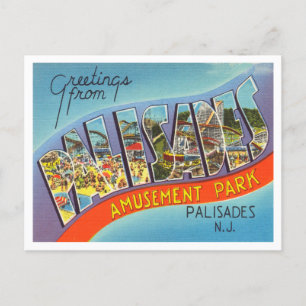 Greetings from Palisades Amusement Park, Palisades Postcard