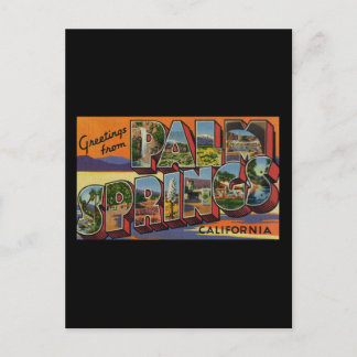 Greetings from Palm Springs California Postcard