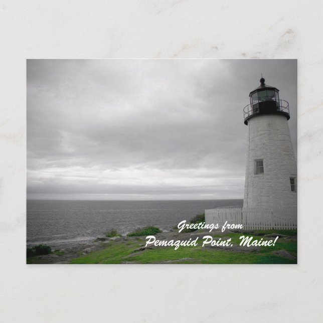 Greetings from Pemaquid Point, Maine! Postcard (Front)