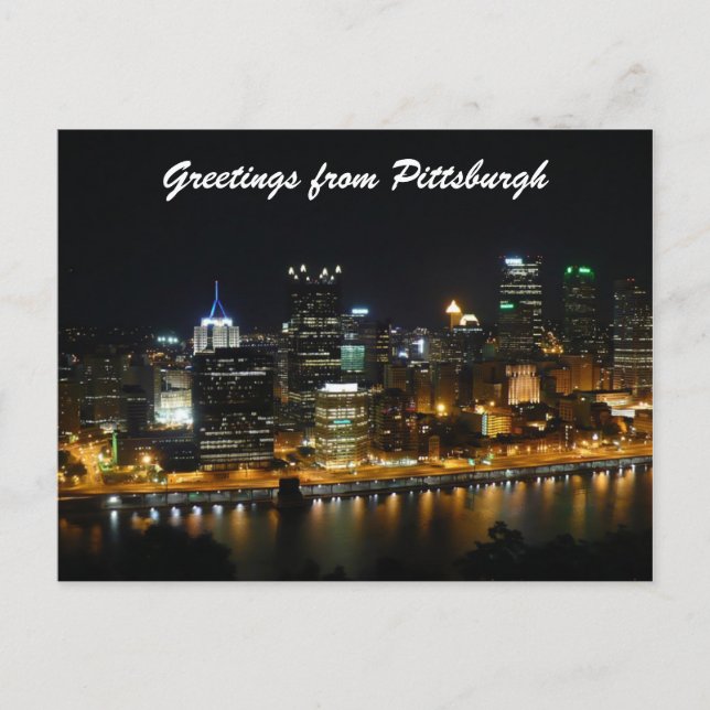 Greetings from Pittsburgh Postcard (Front)