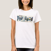 Greetings from Portland Basic Women's T-Shirt