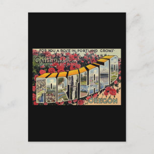 Greetings from Portland Oregon Postcard
