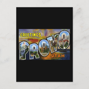 Greetings from Provo Utah Postcard