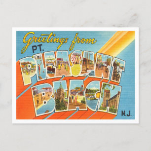 Greetings from Pt. Pleasant Beach, New Jersey Postcard