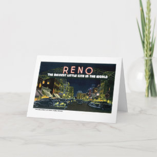 Greetings from Reno, Nevada! Card