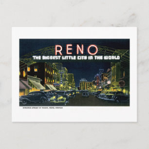 Greetings from Reno, Nevada! Postcard