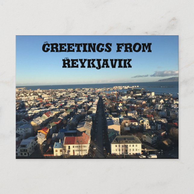Greetings from Reykjavik postcard (Front)