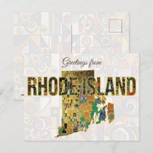 Greetings from Rhode Island Postcard