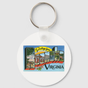 Greetings from Roanoke, Virginia Keychain
