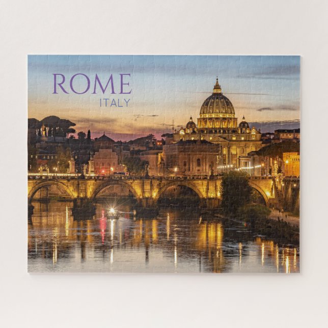 Greetings from Rome Italy Jigsaw Puzzle (Horizontal)