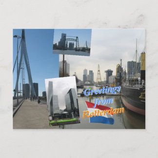 Greetings from Rotterdam Postcard