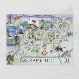 Greetings from Sacramento, California! Postcard