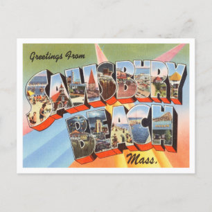 Greetings from Salisbury Beach, Massachusetts Postcard
