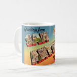 Greetings from San Antonio Coffee Mug<br><div class="desc">Terrific retro greetings postcard from San Antonio,  Texas repurposed!</div>