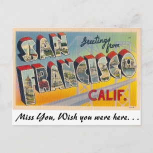 Greetings from San Francisco Postcard