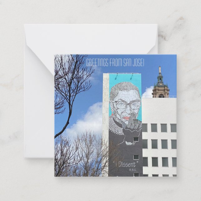 Greetings from San Jose! Card (Front)