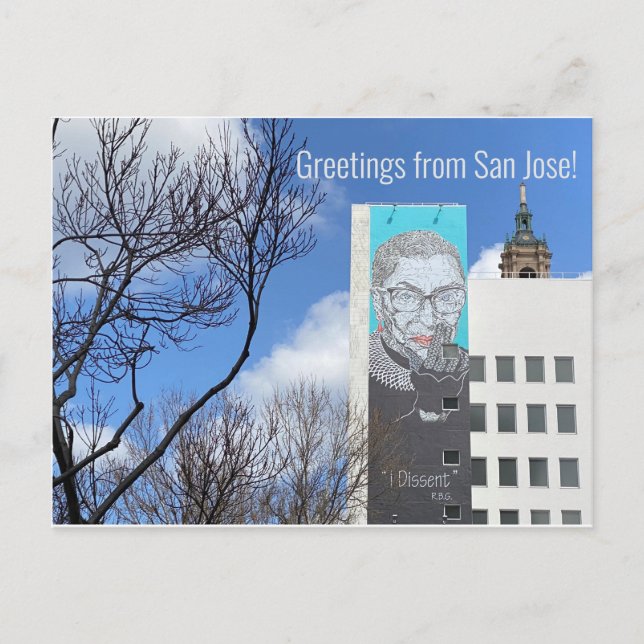 Greetings from San Jose! Postcard (Front)