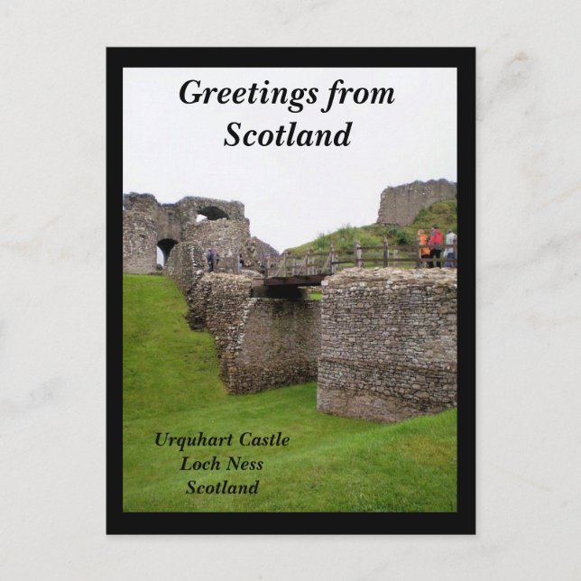 Greetings from Scotland Postcard (Front)