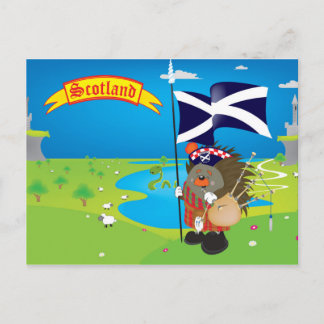 Greetings from Scotland Postcard