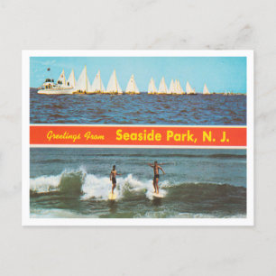 Greetings from Seaside Park, New Jersey Travel Postcard