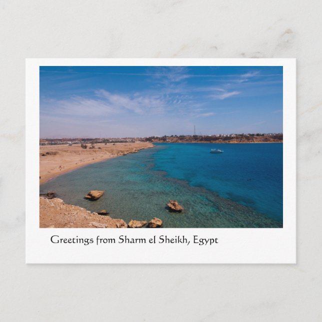 Greetings from Sharm el Sheikh, Egypt Postcard (Front)