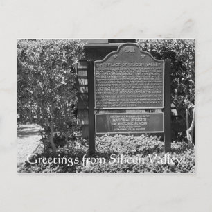 Greetings from Silicon Valley! Postcard