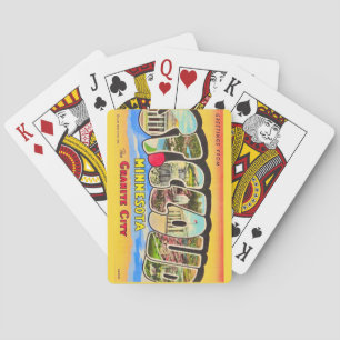 Greetings from St Cloud, MI Playing Cards