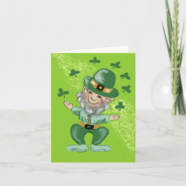 GREETINGS FROM ST. PAT CARD (Front)