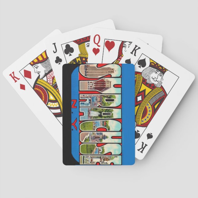  Greetings from Syracuse NY Playing Cards (Back)