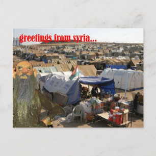 greetings from syria picture postcard