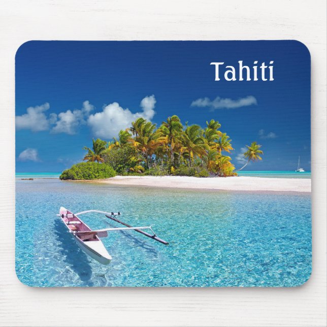 Greetings from Tahiti Mouse Pad (Front)