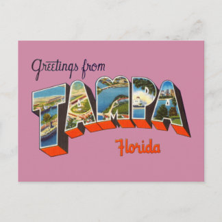 Greetings from Tampa, Florida Postcard