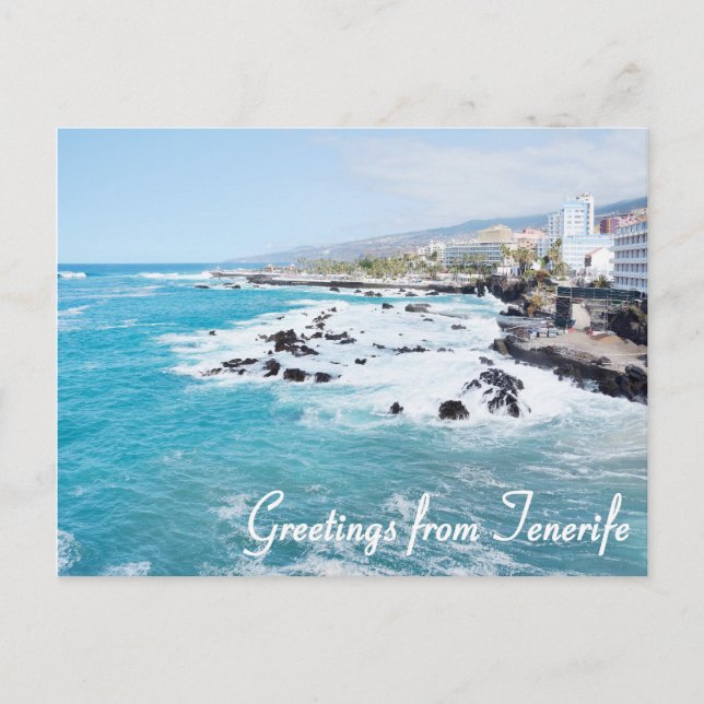 Greetings from Tenerife postcard (Front)