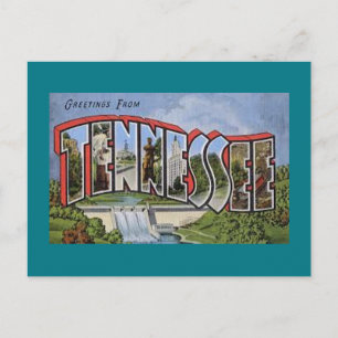 Greetings From Tennessee Postcard